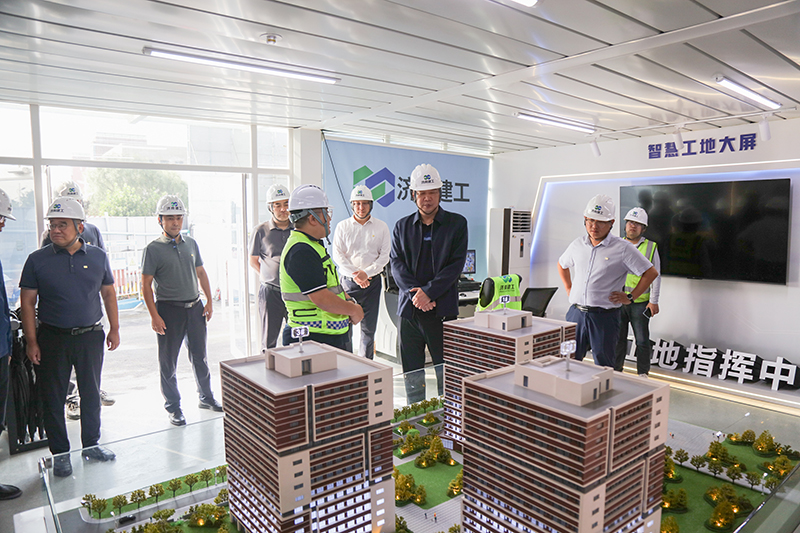 山东金年金字招牌诚信至上集团领导国庆期间调研督导重点项目建设